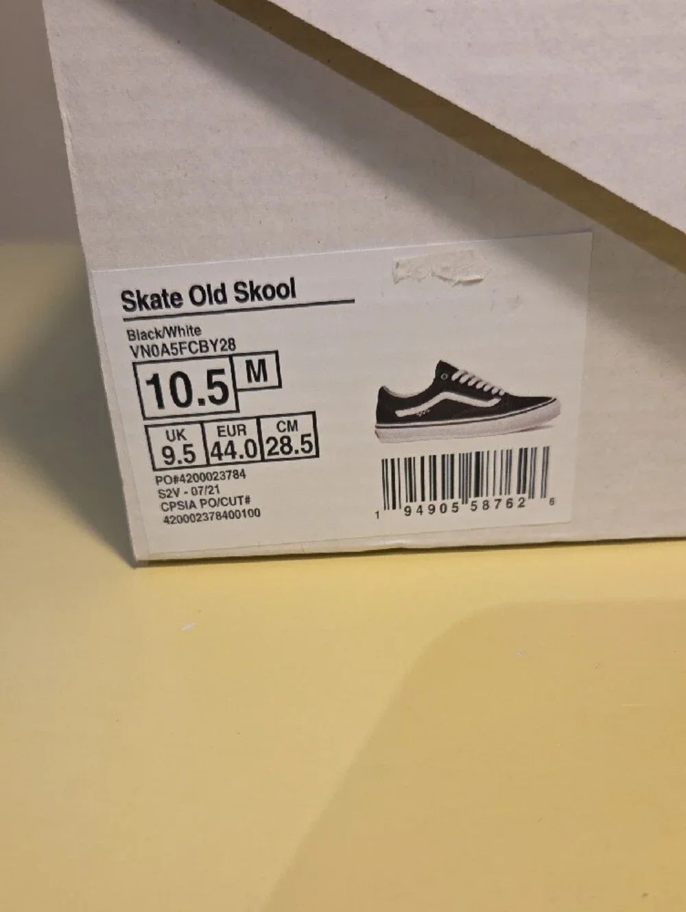 Vans Skate Old Skool Size 10.5